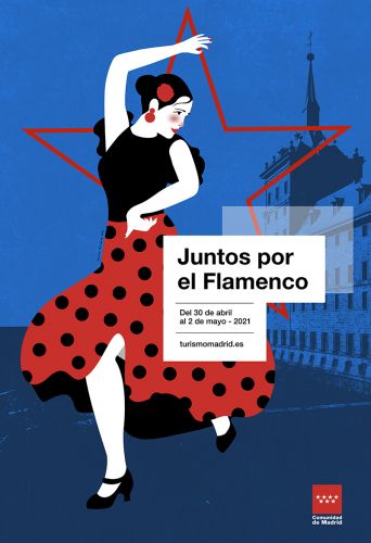 Poster Juntos por el Flamenco  –   MADRID TURISMO