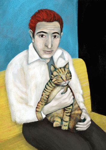 Julien and his cat